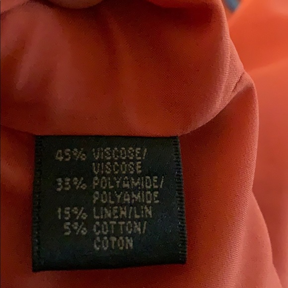 Lafayette 148 NY Waist Length Jacket Orange S 10 - Picture 7 of 7